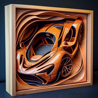 3D мадэль McLaren P1 (STL)